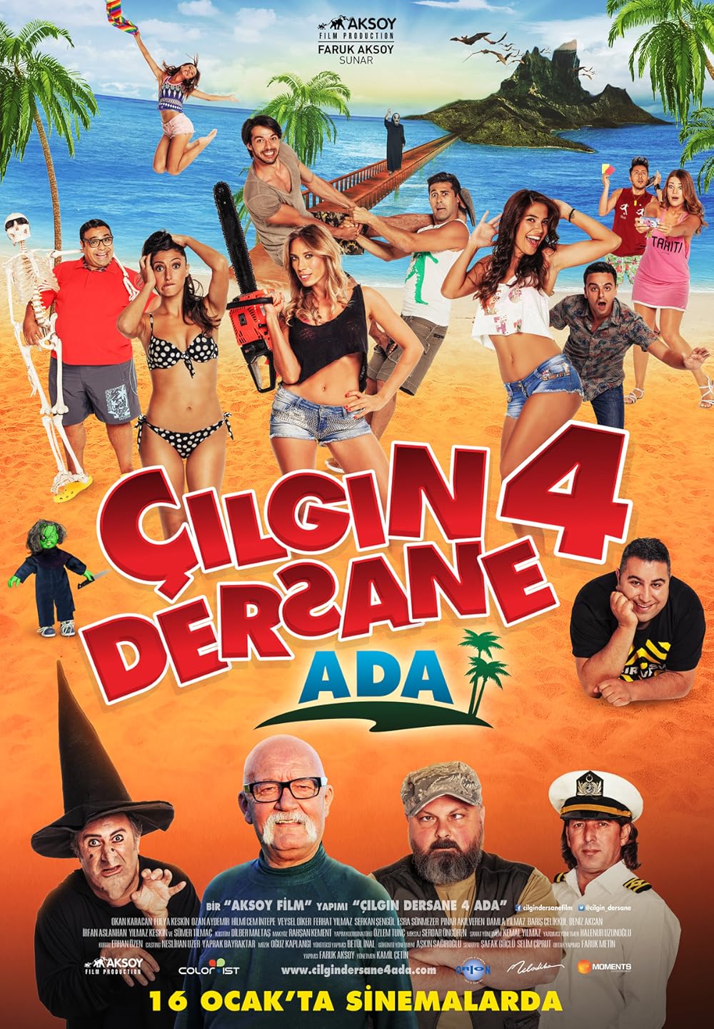 Çılgın Dersane 4: Ada izle
